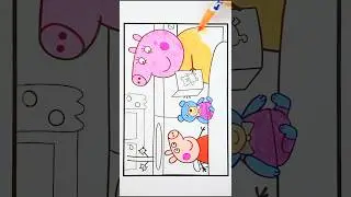 Peppa Pig Drawing and Coloring for Kids,775#peppapig #peppapigcoloring #peppapigdrawing #drawing