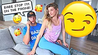 DISTRACTING My Fiance While Hes ON THE PHONE!
