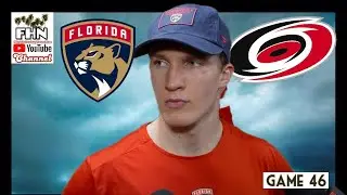 Anton Lundell, Panthers Postgame: Florida Gets Blown Out 9-1 by Carolina Hurricanes