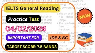 IELTS GT reading practice test with answers | 4 february 2026