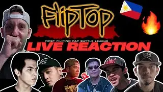 AMERICAN REACTS TO FLIPTOP LIVE! | Filipino Battle Rap At Its Finest!