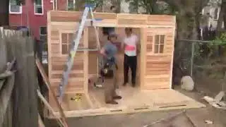 Cedarshed Ranchhouse 12X12 Shed Time Lapse Assembly