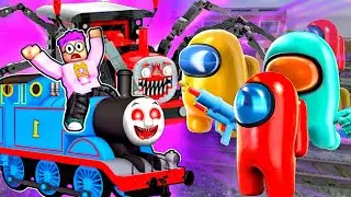 CHOO CHOO CHARLES vs Thomas  GHOSTBUSTERS (Among Us Anim) @GameToonsOfficial @JohnJamesStudios