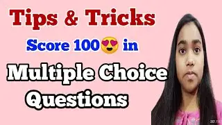 Tips to score 100 marks in MCQs|  Komal Saxena #tips #mcq