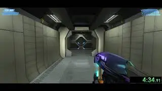 Halo Custom Edition Pillar Of Autumn Speedrun (%Grappling Hook)