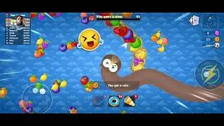 Night Owl 🦉 Worm Merge 🐍 #games #wormszoneiokilltrick