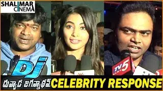 DJ Movie Celebrity Response || Allu Arjun, Pooja Hegde, Vamsi Paidipally || Shalimarcinema