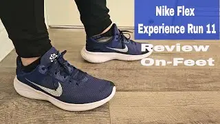 Обзор и запись на беговые кроссовки Nike Flex Experience Run 11 (бюджет 2024) HD 1080p