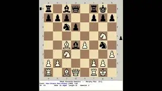 Meek, Alexander Beaufort vs Morphy, Paul | New Orleans, 1855 #chess