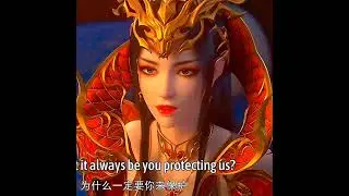 btth xiao xiao fallen sleep xiao yan and queen medusa romantic moment btth status #shortvideo