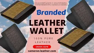 Branded leather wallet || men wallet || pure leather wallets