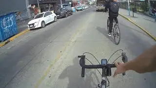 Volviendo de Luján a Boedo EN BICI (EL VIENTO NOS SOPLA LA VELA EN CONTRA).