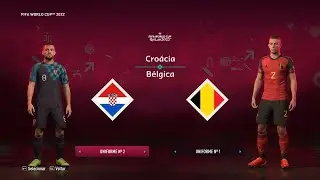 ⚽𝗙𝗜𝗙𝗔 𝟮𝟯 - 🏆𝗖𝗼𝗽𝗮 𝗱𝗼 𝗠𝘂𝗻𝗱𝗼 𝗱𝗮 𝗙𝗜𝗙𝗔™ 𝟮𝟬𝟮𝟮 - 🇭🇷 𝗖𝗿𝗼𝗮́𝗰𝗶𝗮 🇭🇷 ❌ 🇧🇪 𝗕𝗲́𝗹𝗴𝗶𝗰𝗮 🇧🇪
