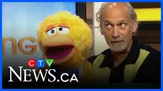 Clowning around with Mr. Puppet