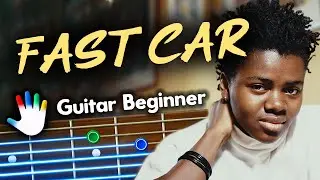 Fast Car Guitar Lessons for Beginners Tracy Chapman Tutorial | Easy Chords + Lyrics + Backing Track