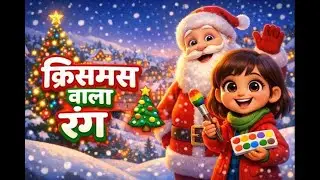 क्रिसमस वाला रंग 🎄 | बच्चों के लिए प्यारी क्रिसमस कहानी | Kids Christmas Story Hindi