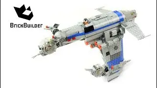 LEGO STAR WARS 75188 Resistance Bomber Speed Build for Collecrors Collection The Last Jedi (3/18)