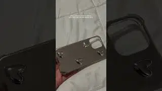 iPhone phone case inspo, Amazon finds, metallic, silver, chrome hearts, cutie vids #amazonstyle