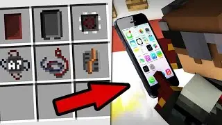 Я СКРАФТИЛ АЙФОН В МАЙНКРАФТЕ? iPhone X мод для Minecraft!