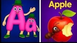 Simple ABC Phonics Song | A for Apple 🍎 | Kids Learning Video | Nursery Rhymes