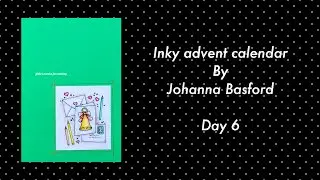 INKY ADVENT CALENDAR by Johanna Basford - day 6 - faber Castell Polychromos