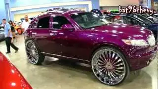 Candy Purple Infiniti FX 35 on 30