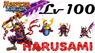 Самурай мрака Harusami Monster Legends - Монстра на прокачку