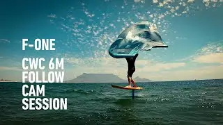 F-One CWC 6m, 7m, 8m Foil Wing Surfing follow Cam Session in Cape Town