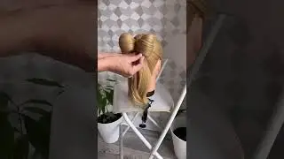 Бант из волос 🔥самый быстрый и простой способ!