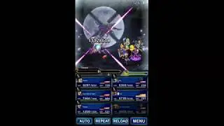 FFBE Limit Bursts - 7-star War Hero Raegen (Azure Crimson Zantetsuken)