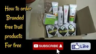How To Order Branded Free Trail Products For Free || Free Loot || Free Products || premium Products