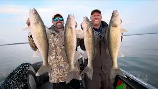 Fall Walleye Jigging on Leech Lake with the Ballistic MQ LT & Sufix 832