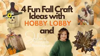 Simple DIY Fall Decor Using Napkins, Beads, and Ribbons from Hobby Lobby
