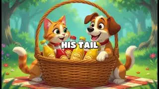 Epic Rivalry Turns to Friendship: The Hotdog Showdown Between Whiskers and Barkley!