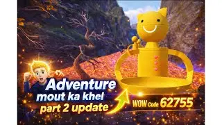 Adventure Mout Ka Khel Part 2 Update 😱 | BGMI WOW Mode | Wow Code 62755 #bgmi #wowmode 
