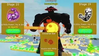Gtting Stage 19 and 20 in [🎅 42X EVENT !! ] 💪🏻 Legacy Lifting Simulator (14 Hours)