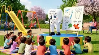 Aao Baccho Tumhein Sikhaye  Daanton Ko Mazboot Banayein 🦷💪 | Kids Dental Poem