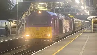 DB Cargo 67007 Passes Bracknell From Derby to London Victoria 