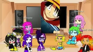 my little pony reaccióna a one piece con fnia pj y elizabeth Afton