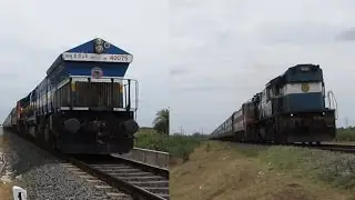 Diverted Guruvayur and Vaigai Express via MAIN Line Southern Railways