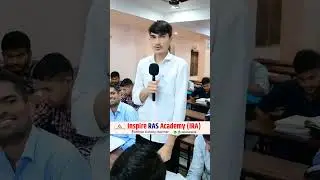 #ira #inspirerasacademybarmer student speaking about ira #raviprakashsir #motivation #newshorts