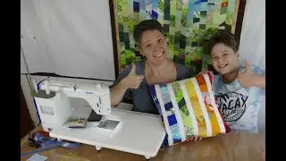DIY - Kassenrollen-Kissen