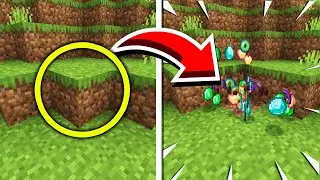 Minecraft, But Dirt Drops OP Items?!