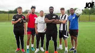 FOOTBALL CHALLENGES! TEAM JOF VS MAVRIC WOLVES