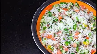 Easy Rice Salad - Youtube - Rice and Bean Salad - Vegan