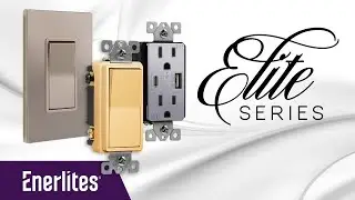Enerlites Elite Series - Gold, Silver, and Nickel finishes! #dimmer #elegant #switch #wallplate