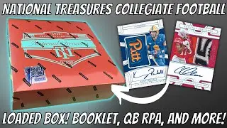 AWESOME BOX! 2022 Panini Collegiate National Treasures Football!