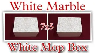 Marble White Mop 7X5 Box #babyshower #viralshort #handmade #viral #box #reels #instagram #ytshorts