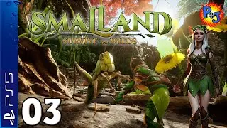 Let's Play Smalland Survive the Wilds | PS5 Console Co-op Gameplay Ep 3 | Stonecutter & Stone Mining