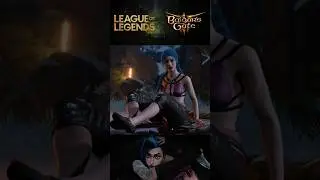 Creating JINX from Arcane in the universe of Baldur's Gate 3 #jinx #arcane #bg3 #leagueoflegends
